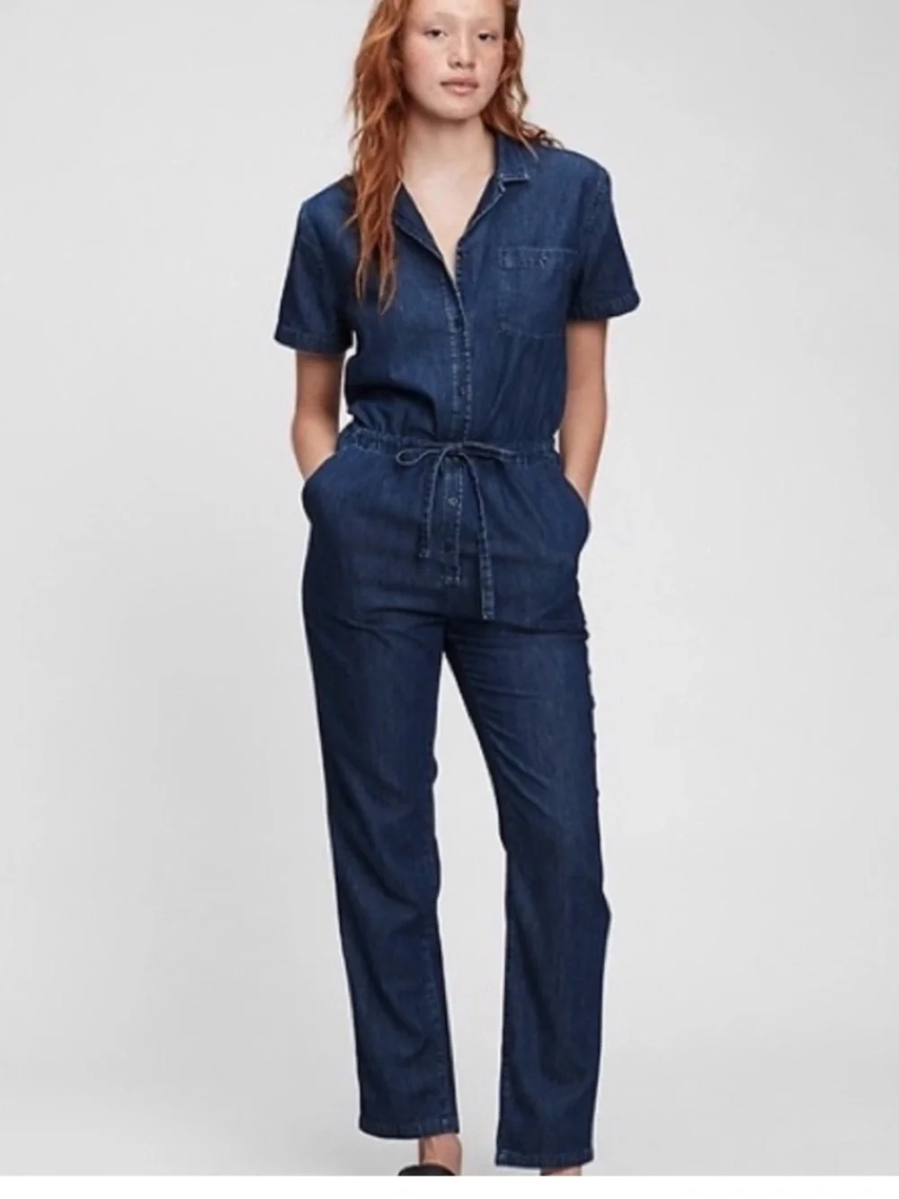 GAP Denim Jumpsuit